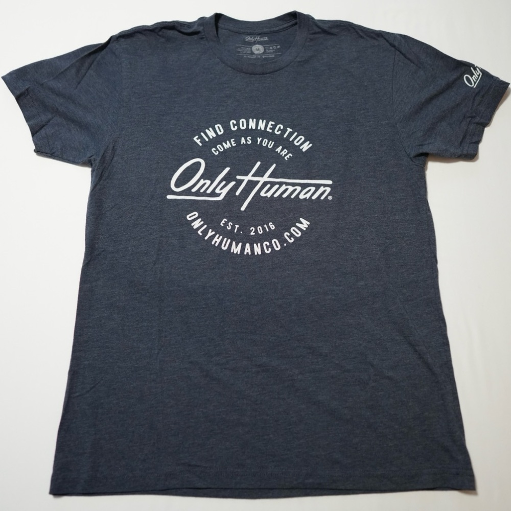 Only Human Co Blue Graphic T-Shirt